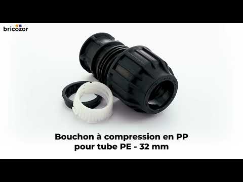 Bouchon à compression en polypropylène pour tube PE CODITAL