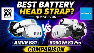 BOBOVR S3 Pro VS AMVR BS1 - Which is the Best Head Strap With Fan for Meta Quest 3 & 3s