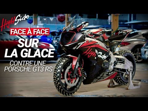 The CBR High Side takes on a Porsche GT3 RS on the ice