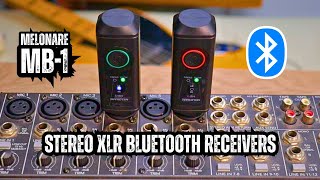 Stereo Pair Of XLR Bluetooth Receivers - Melonare MB-1