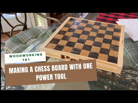 Making a chess set with only a miter saw
