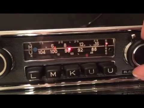 Chromelondon.com BLAUPUNKT FRANKFURT STEREO OUTPUT VINTAGE CHROME FM RADIO WITH MP3
