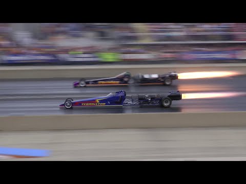 5 Minutes of 5,000 HP Jet Dragsters Launching (1 of 2)