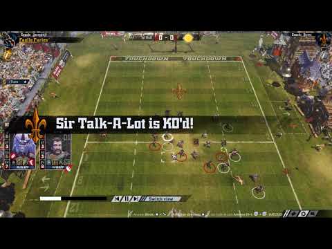 Blood Bowl Game Analysis Dark Elves vs Bretonnians