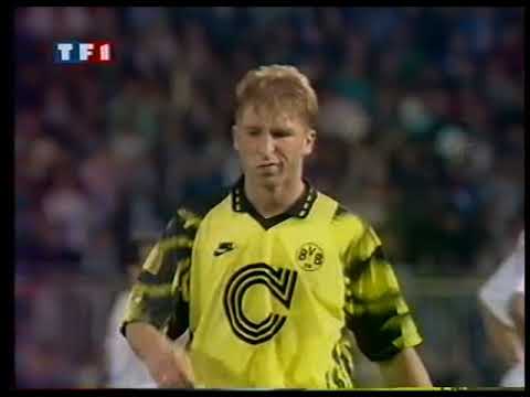 20/04/1993 Uefa Cup Semi Final 2nd leg AUXERRE v BORUSSIA DORTMUND