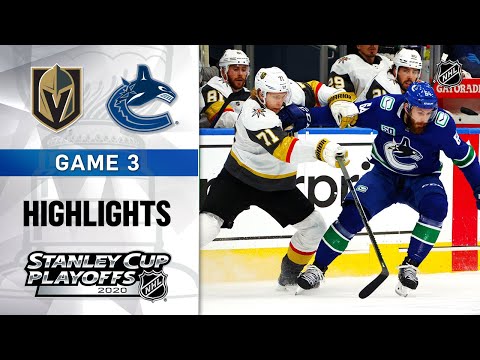 NHL Highlights | Second Round, Gm3: Golden Knights @ Canucks - Aug. 29, 2020
