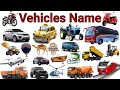 Vehicles Name In English Vehicles Pictures With Names Vehicles Pronounce In English Transports