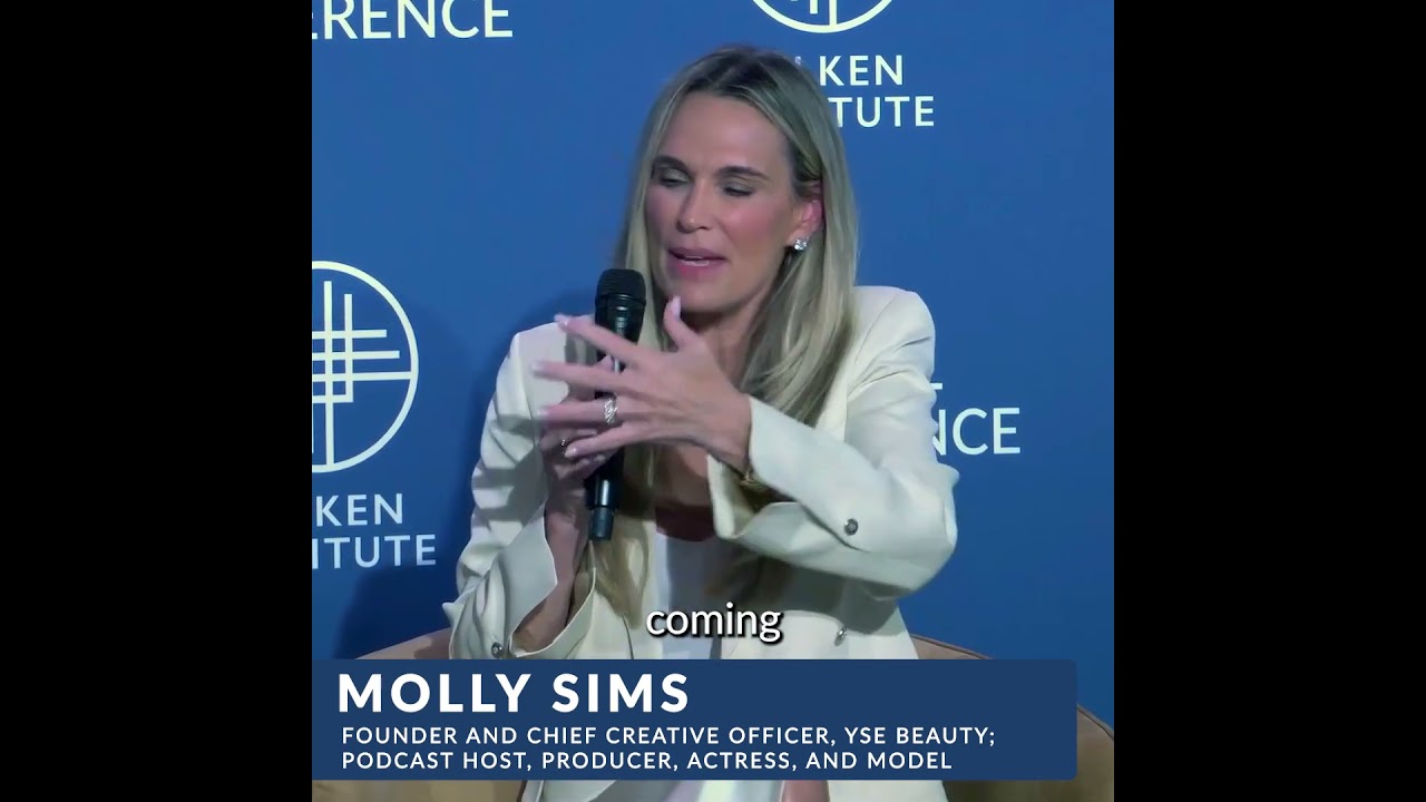 At #MIGlobal, Molly Sims, Model and Founder of YSE Beauty, shared business insights with Daphne Oz