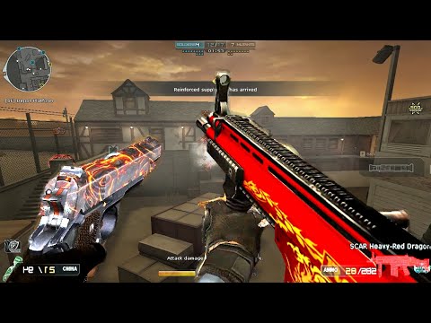 Crossfire NA/UK 2.0 :  Scar Heavy Red Dragon - HERO MODE X - ZOMBIE V4