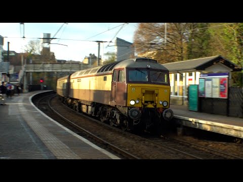 57313 + 47832 at Shipley on 11/12/2022 with the Northern Belle ECS