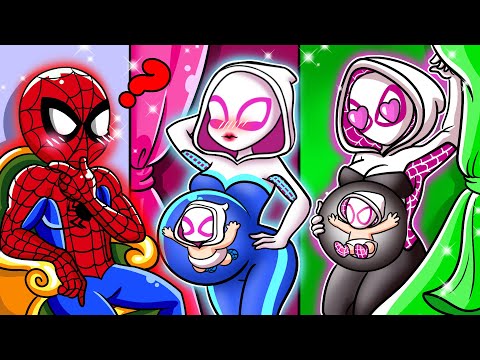 SPIDER-MAN BREWING CUTE PREGNANT & CUTE BABY FACTORY - Marvel's Spidey & Amazing Friends Animation11