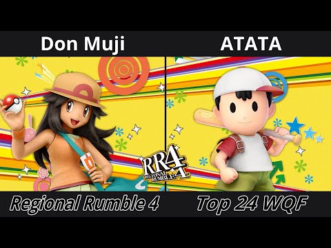 Regional Rumble 4 - Top 24 WQF - Don Muji (Pokemon Trainer) vs ATATA (Ness)