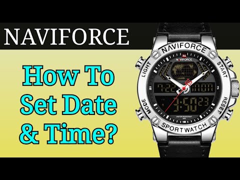 Naviforce Watch Time & Date Settings | How To Adjust Time and Date?