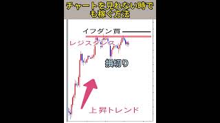 チャートを見れない時でも稼ぐ方法#FX#FX初心者#FX投資#FXトレード#投資初心者#投資勉強#投資方法#資産運用#お金の勉強#投資術