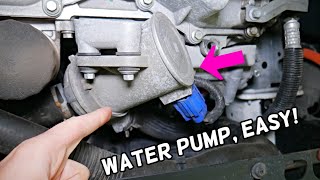 WATER PUMP LOCATION REPLACEMENT FORD C-MAX FORD FUSION LINCOLN MKZ HYBRID ENERGI