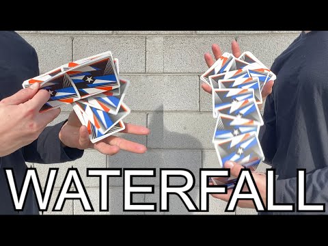 How to do the Waterfall Shuffle! *Friffle and Cascade Easy Cardistry Tutorial!*