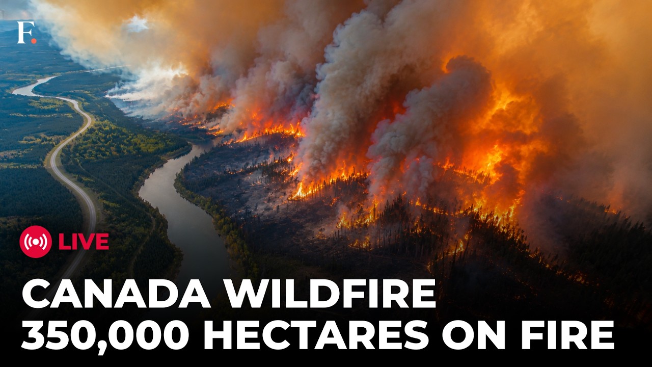 CANADA WILDFIRE LIVE | Ontario's Largest Wildfire Tops 350,000 Hectares, Still Growing