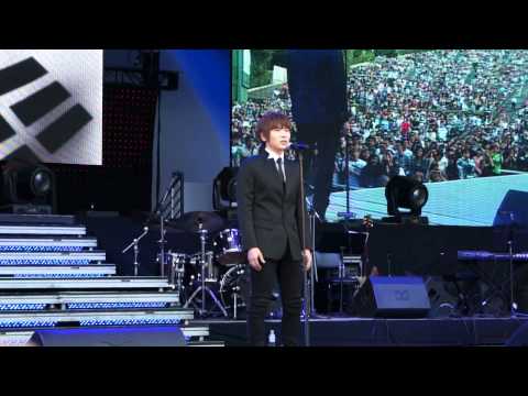 KMF 2011 -  K.Will singing Korean National Anthem