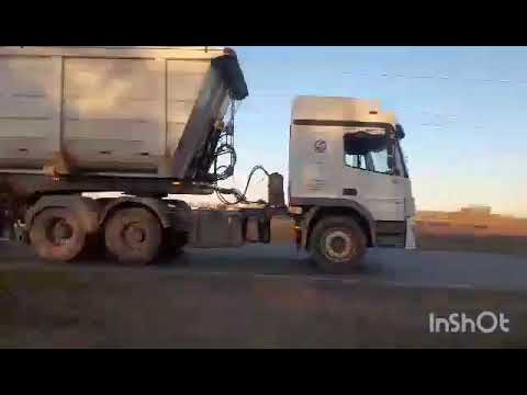 CAMIONES EN RUTA PROVINCIAL 1 , SAN FRANCISCO , CORDOBA , ARGENTINA , VIDEO 342