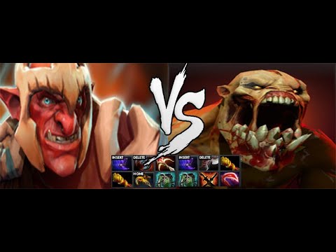 Dota2 Battle 1vs1 (Lifestealer VS Troll Warlord)