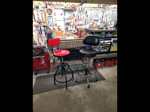 Shop Stool Battle: Pittsburgh Automotive vs Amazon Basics