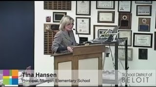 preview picture of video 'Morgan Elementary School, Beloit | Tina Hanson, Principal 2014'