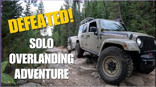 Beaten By Middle Saint Vrain - Solo Overlanding Adventure #coloradooffroad #overlanding