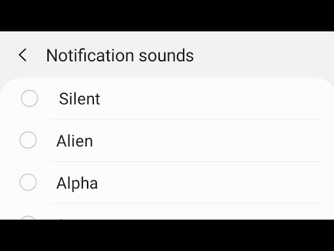 How To set Custom Notification Sound on Samsung A20,A30,A50,A70,A10