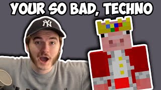 Jschlatt roasts Technoblade at his own stream