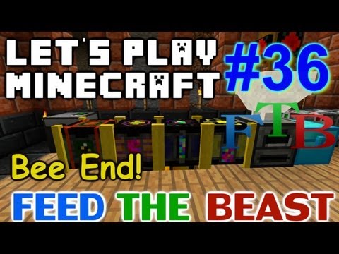 Let's Play Minecraft Hermitcraft FTB Ep. 36 - Bee End