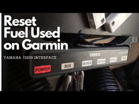 Yamaha Gauge on Garmin 8612xsv Chartplotter J1939 NMEA 2000