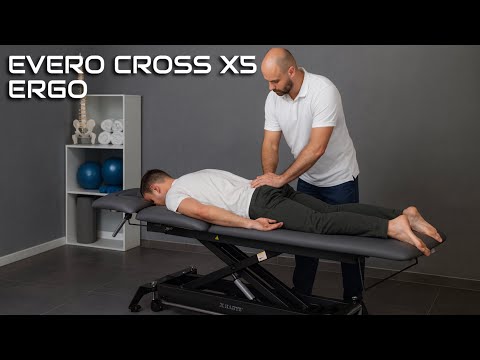 Evero Cross X5 Ergo lettino fisioterapia 5 sezioni con comando a piede