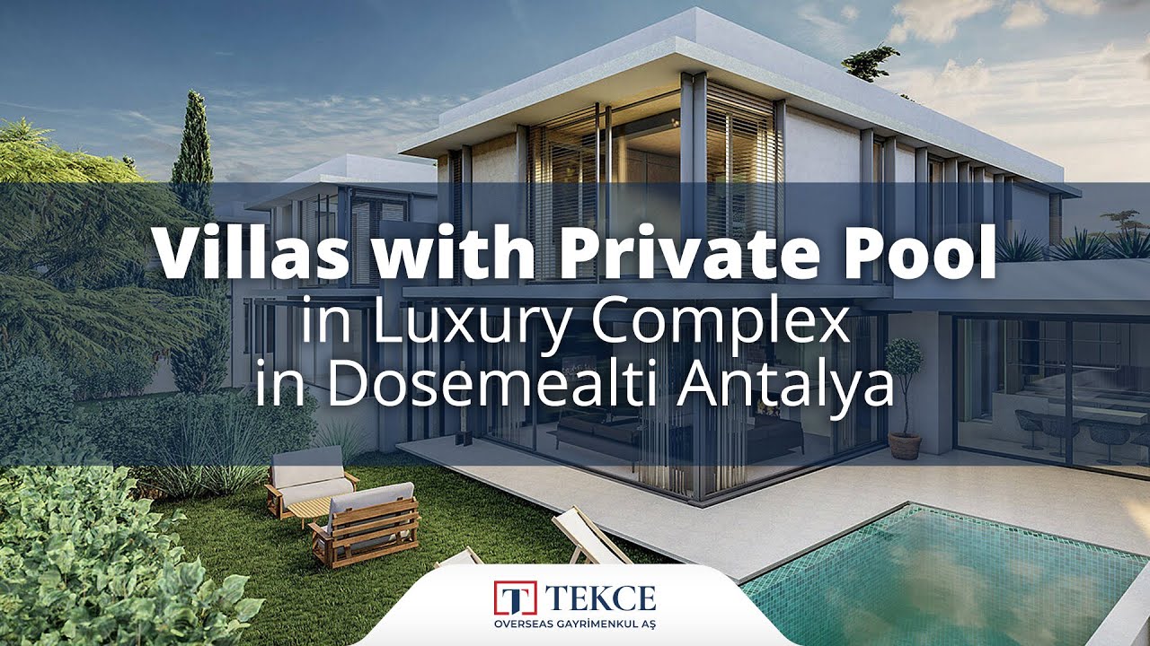 Villas Individuelles Dans le Luxeux Projet Terra Doga à Antalya