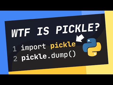 WHAT Is "Pickle" In Python?! (EXTREMELY Useful!)