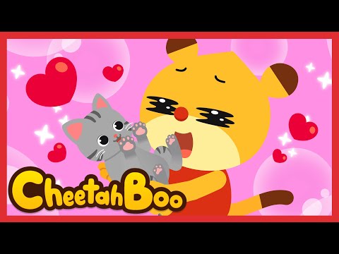 😻 I Love My Cute Cat😻 | Animals song | Family song | Kids song | Baby song | Kitty😸 | #cheetahboo