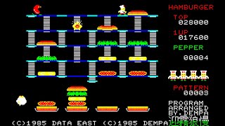 Sharp X1 Game: Hamburger (Burger Time) (1985)