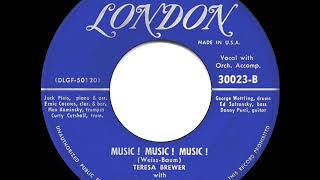 1950 HITS ARCHIVE: Music! Music! Music! - Teresa Brewer (her original #1 version)