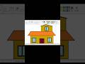How To Draw Beautiful House Drawing On Computer Using Ms Paint Viralshorts Shorts Viralvideo