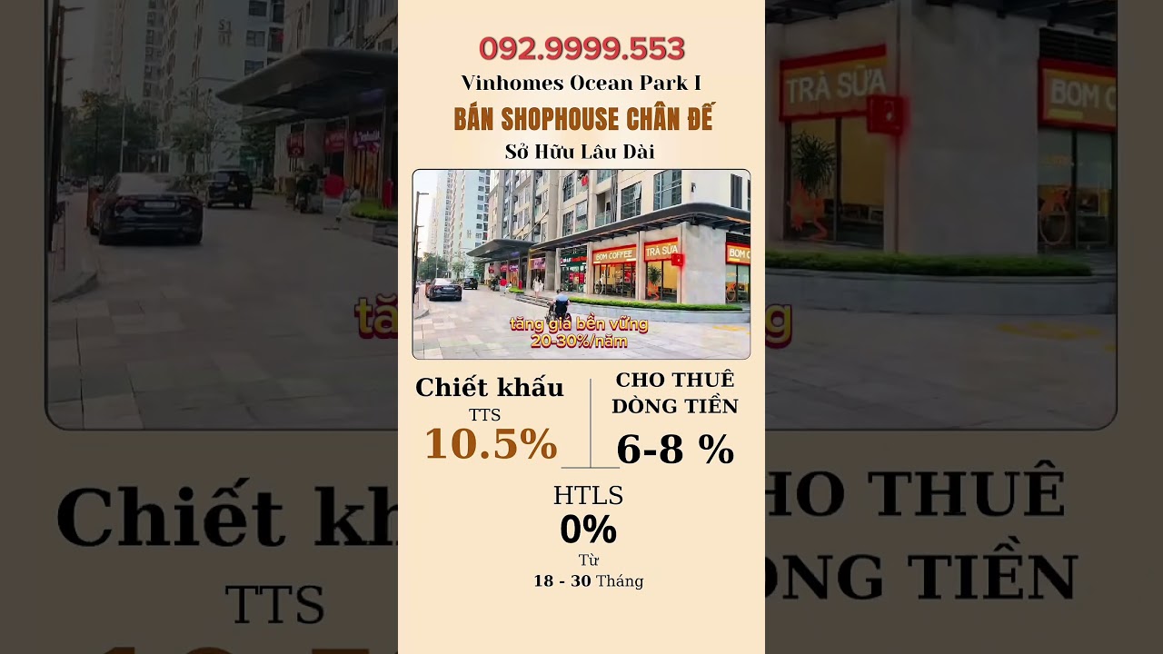 Shop khối đế góc 2 mặt tiền tòa Zurich – vị trí siêu đắc địa tại Vinhomes Ocean Park!🔥