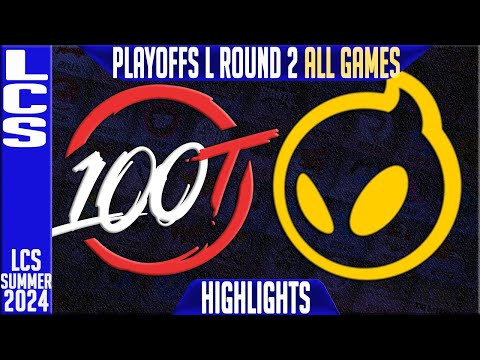 100 vs DIG Highlights ALL GAMES | LCS 2024 Playoffs Lower Round 2 | 100 Thieves vs Dignitas
