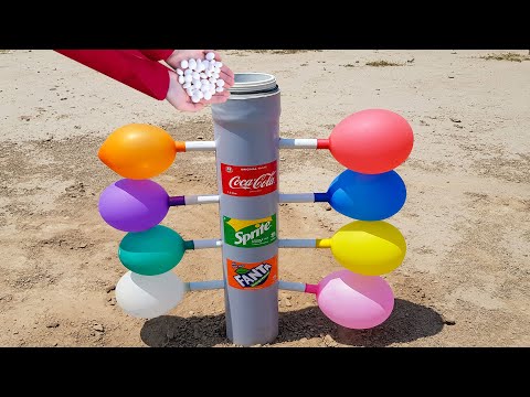 Experiment Coca Cola VS Balloon VS Mentos