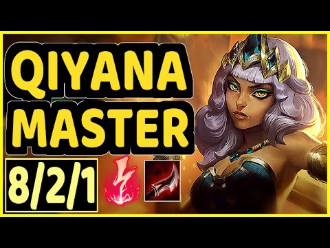 CABOCHARD (QIYANA) vs AATROX - 8/2/1 KDA MID GAMEPLAY - EUW Ranked MASTER