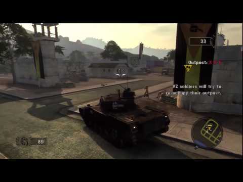 Mercenaries 2 World in Flames: Universal Petroleum Outpost Takeover Altagarcia Outpost (part 7)