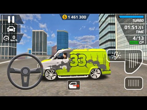 Smash Car Hit: Car Driving Simulator - Green Van Drive Impossible Stunts - Android GamePlay 3D