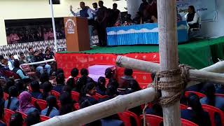 preview picture of video 'MP Jaswant sinha at Inter science collage Hazaribag'