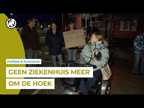 Protest tegen faillissement IJsselmeerziekenhuizen