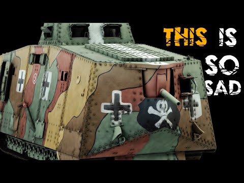 Let's Paint The Saddest Tank Ever! (A7V, Meng 1/35)