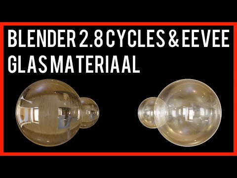 Blender 2.8 Material - See Glass through glass in Cycles and Eevee
