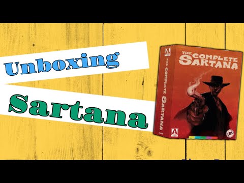 Unboxing Home Video, "The Complete Sartana", Box Arrow UK, Blu ray.