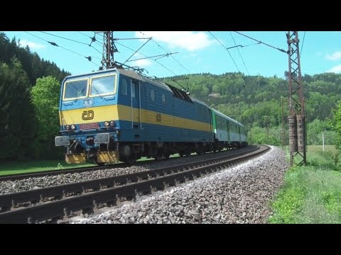 ČD ESo 363.002 prototyp na vlakoch v Bezpráví